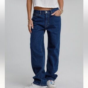 BRAND NEW- Dairy Boy Relaxed Straight Leg Denim Jeans  - Dark Wash size 27